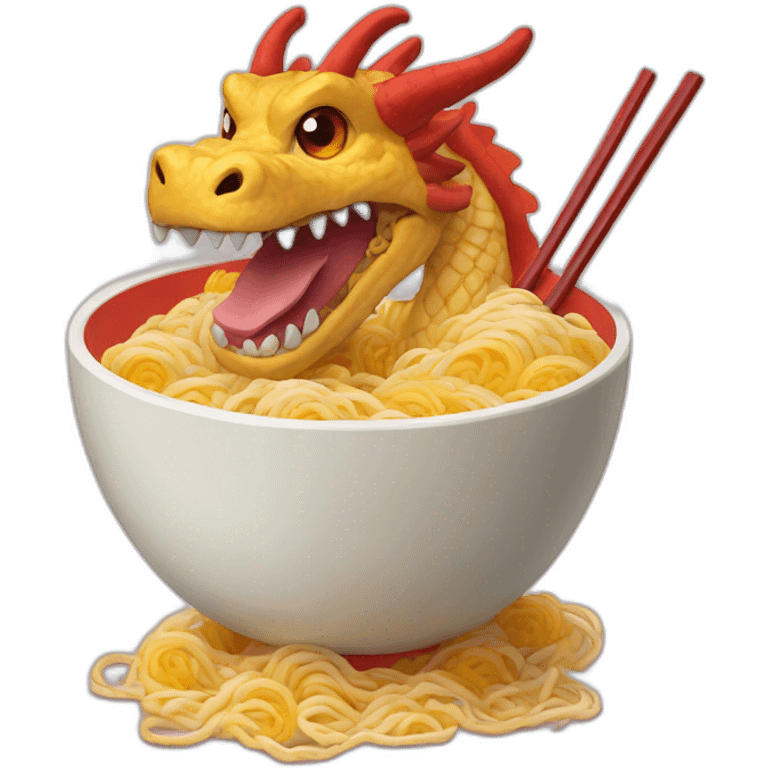 ramen dragon emoji