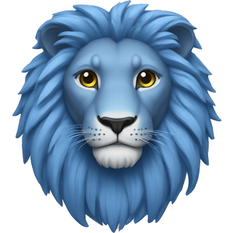 blue lion emoji