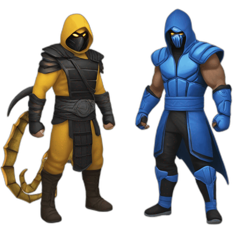 scorpion and sub zero emoji