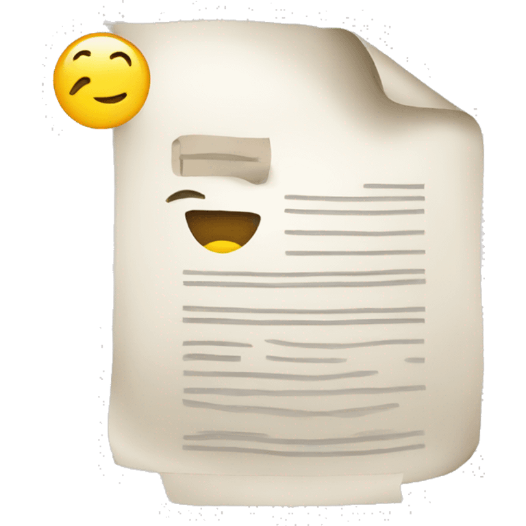 scaning document emoji