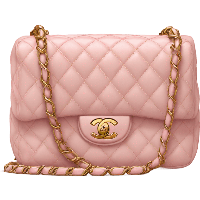 Light pink Chanel bag emoji