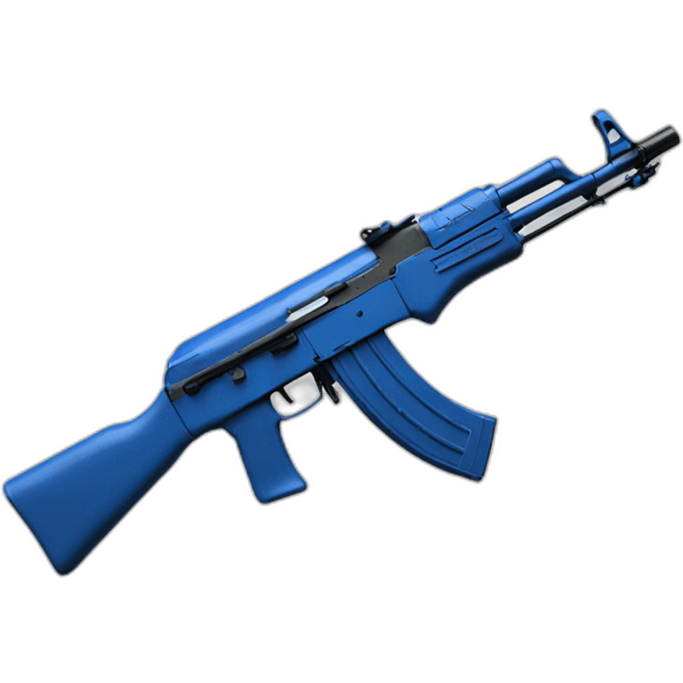 Blue AK7 emoji