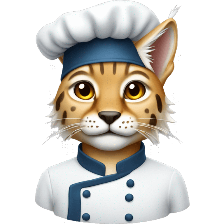 lynx with chef hat emoji