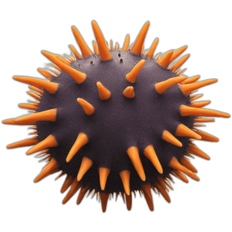 A sea urchin emoji