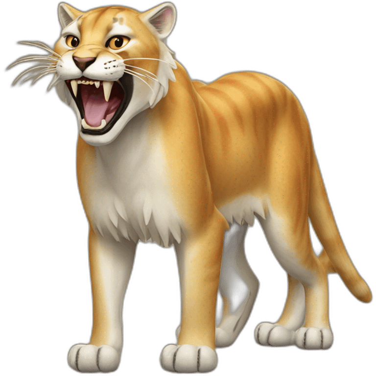 saber-tooth cat emoji