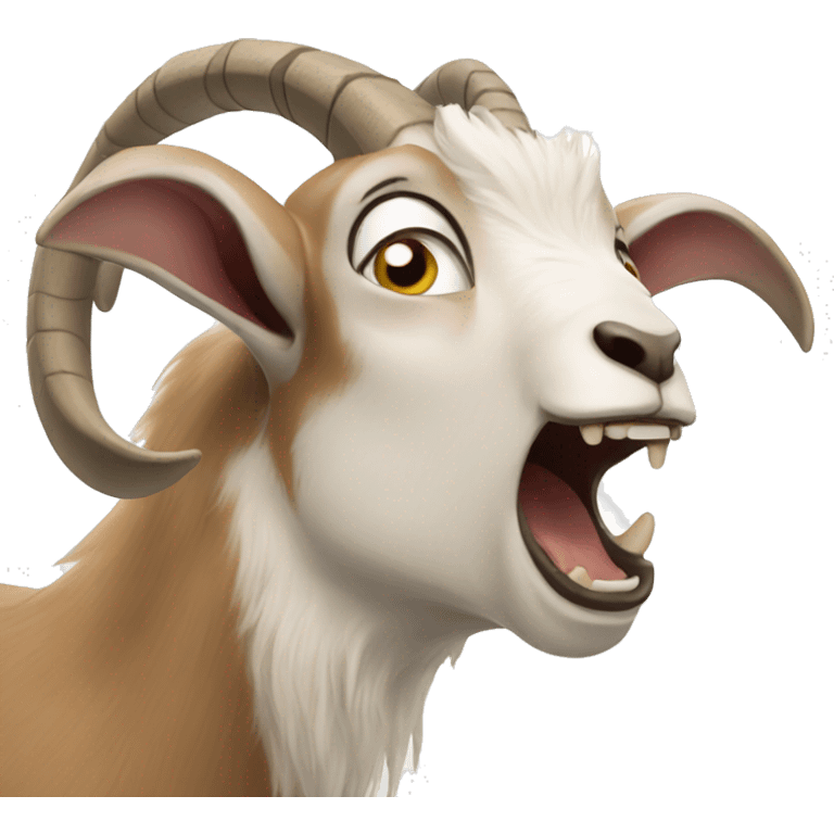 screaming goat emoji