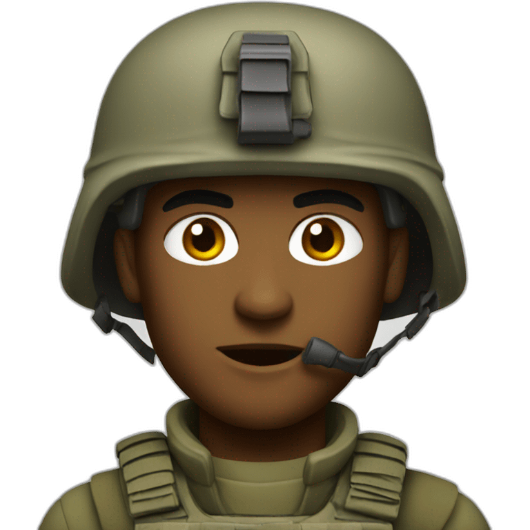 Badass soldier emoji