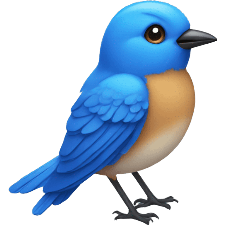 blue bird emoji