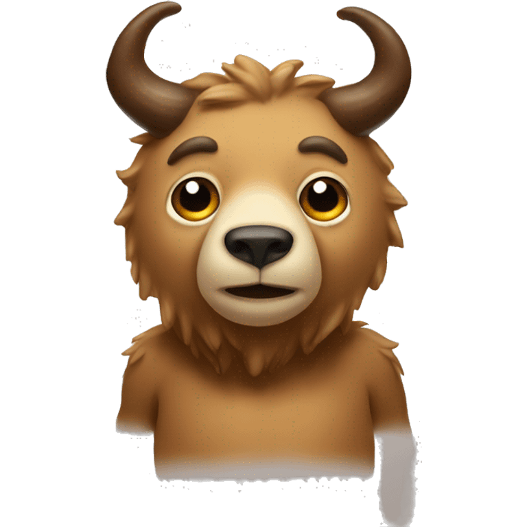 kek  bear with Taurus Horns  emoji