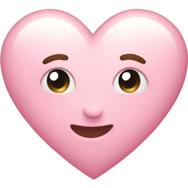 Light pink heart emoji