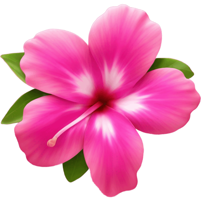 Tropical flower pink emoji