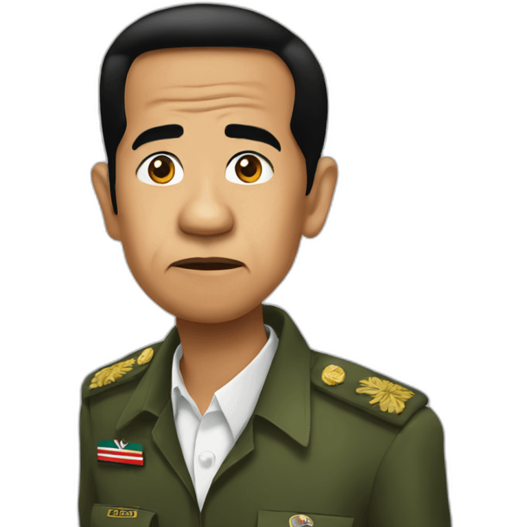 Jokowi suspicious emoji