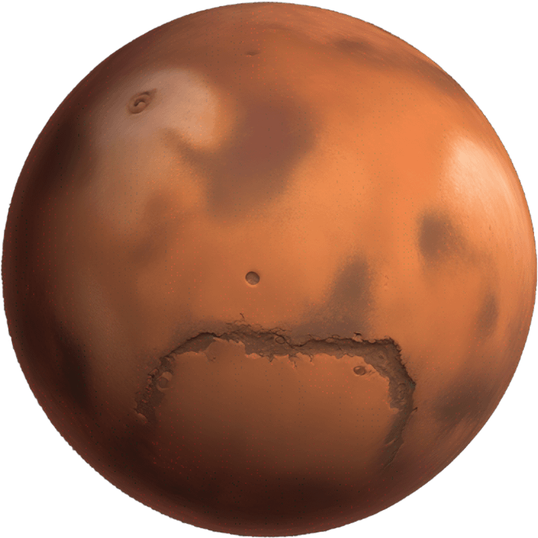 The planet mars emoji