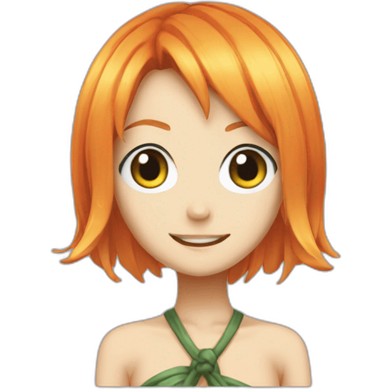 Nami from one piece  emoji