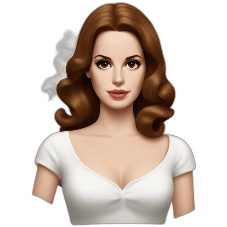 lana del rey is smoking emoji