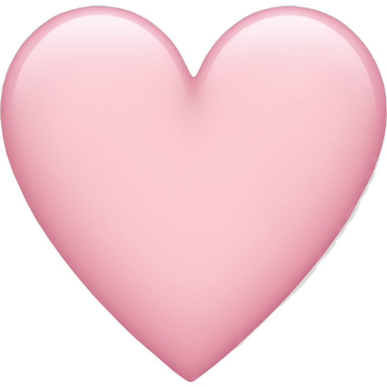 Light pink heart emoji emoji