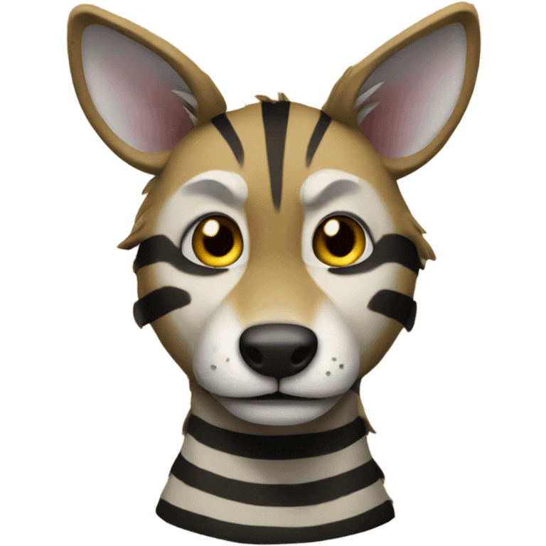 Striped yeen emoji