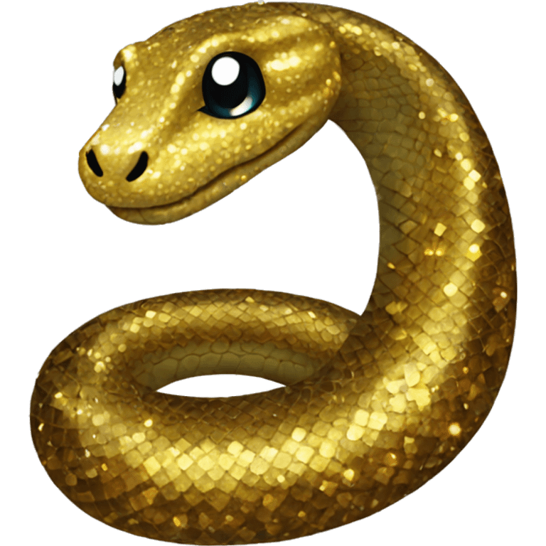 glittery snake  emoji