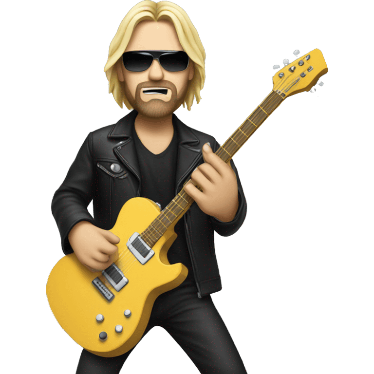 The Edge with guitar emoji