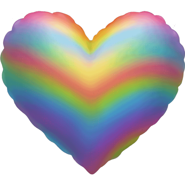 Rainbow heart fully covered  emoji