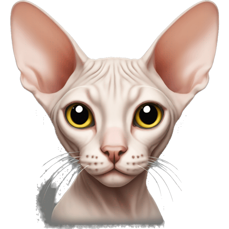 Sphynx cat emoji