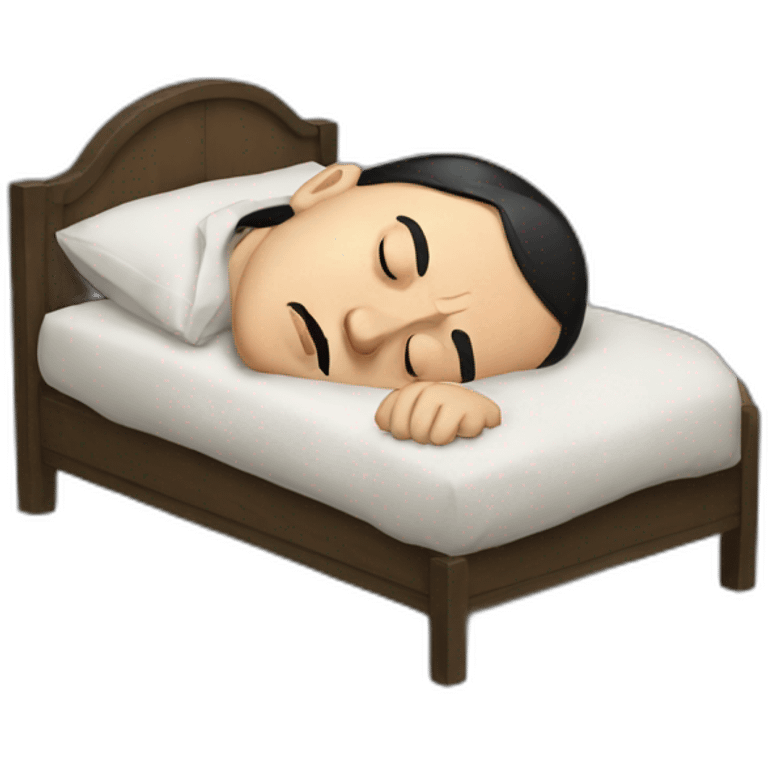 hitler sleeping emoji