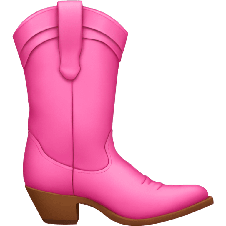 Pink cowgirl boots emoji