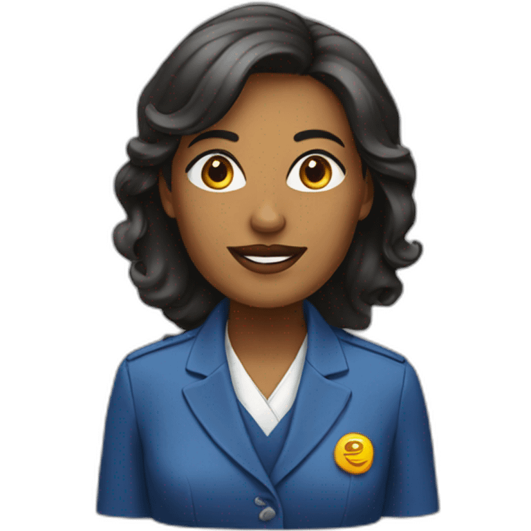 leader woman emoji