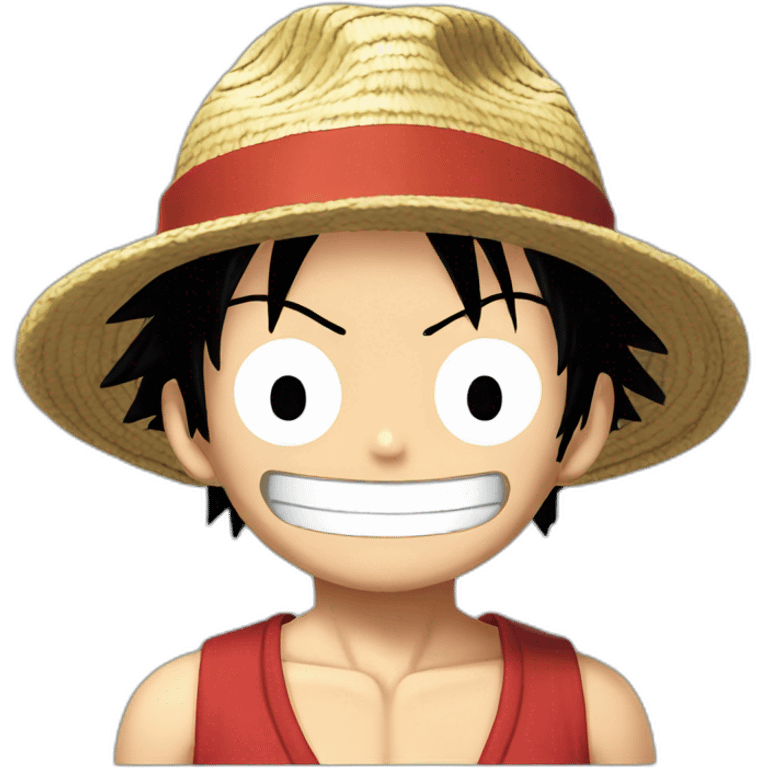 Monkey d luffy saying add emoji