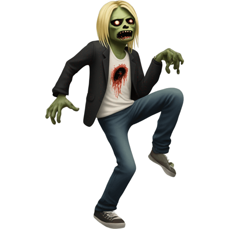 kurt cobain zombie dancing emoji