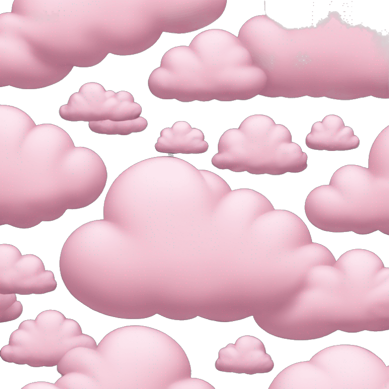 pastel pink cloud emoji