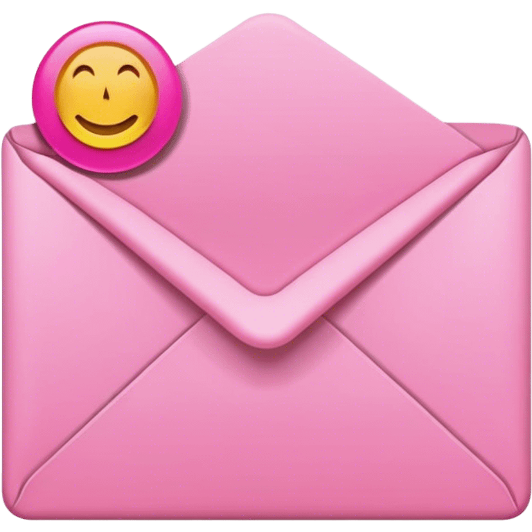 pink email envelope emoji