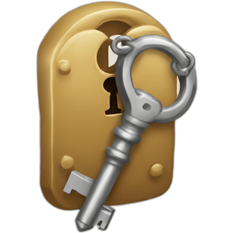 key-and-lock emoji