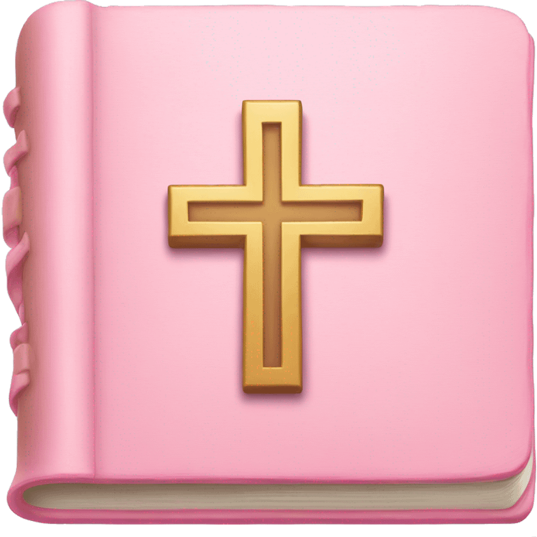 Light pink Holy Bible emoji