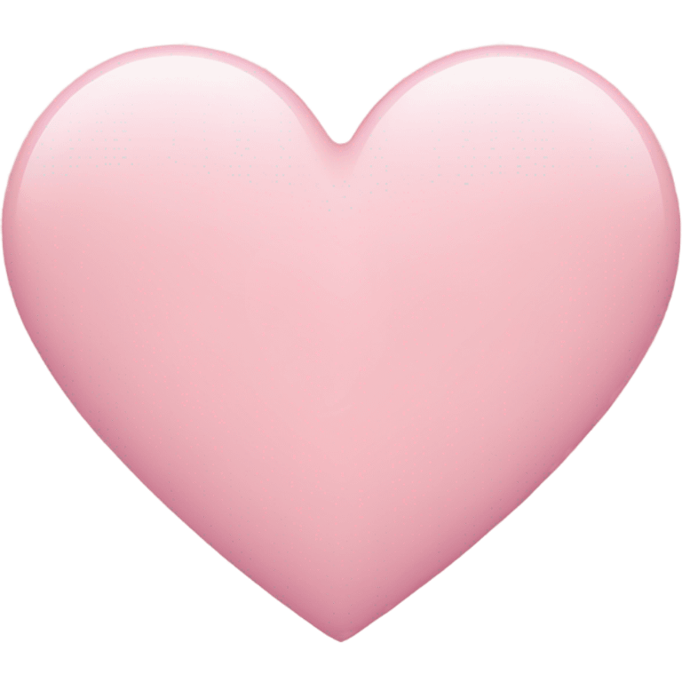 light pink heart emoji