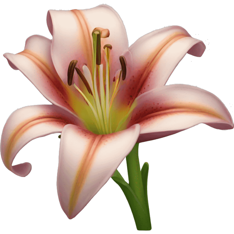 Lily flower emoji