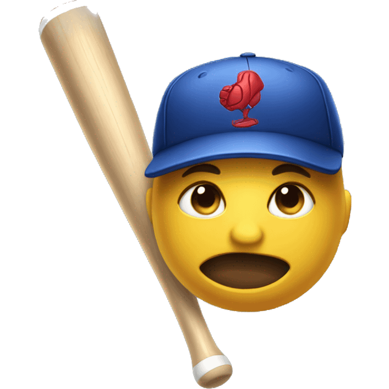 baseball with high fever emoji