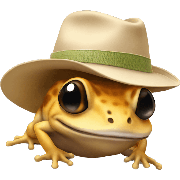 Coqui with a hat on emoji