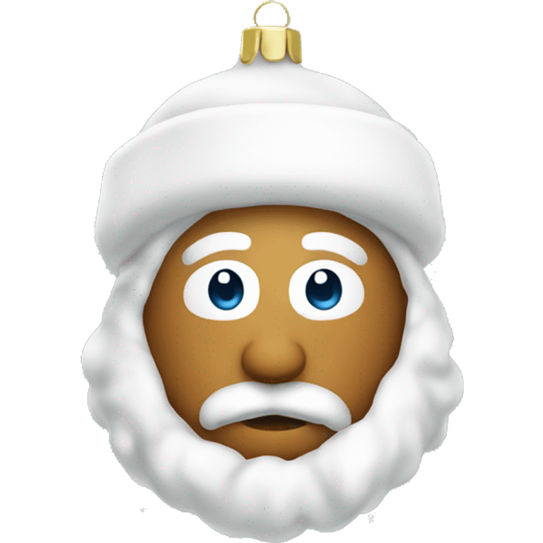 White Christmas decoration emoji