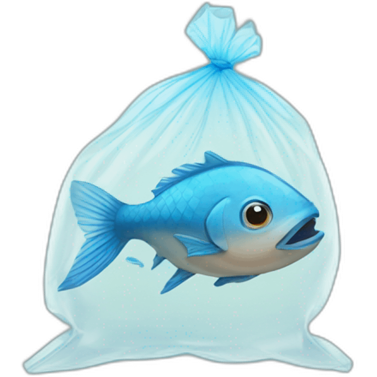 fish in a plastic bag emoji