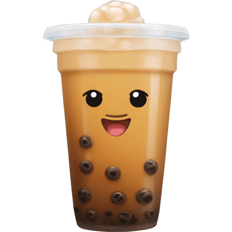 Brown sugar Bubble tea emoji