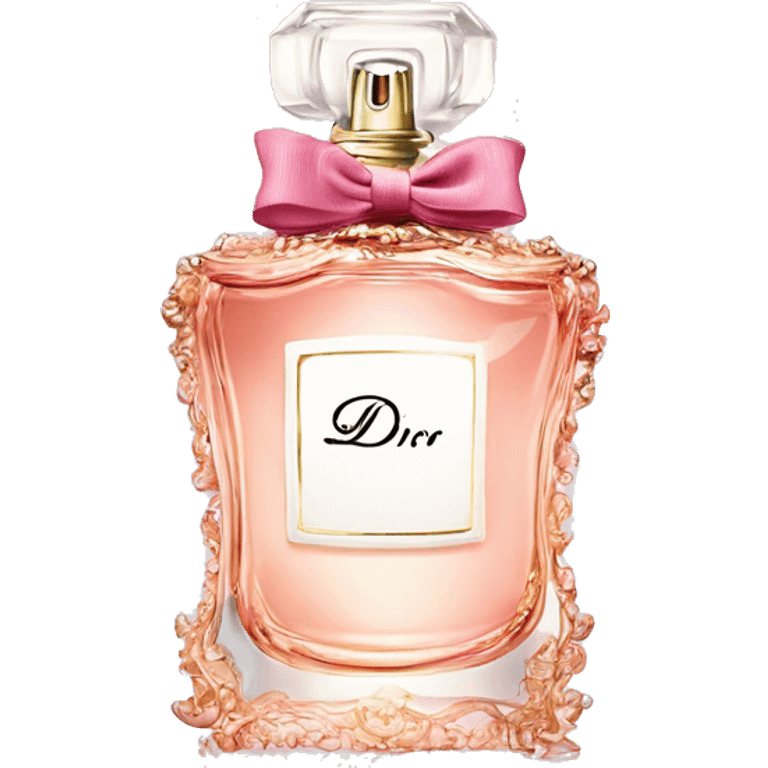 Rococo Miss dior perfume emoji