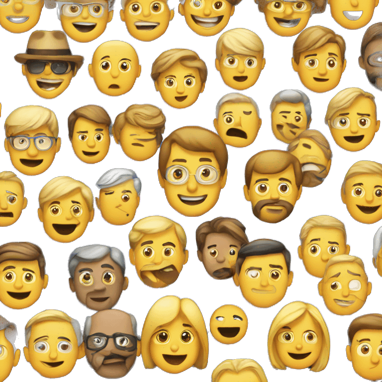 Emoji moderno de geo audiencias  emoji