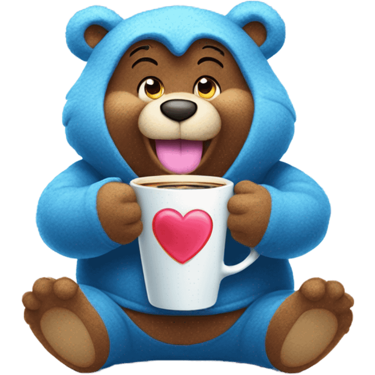 coffee care bear emoji