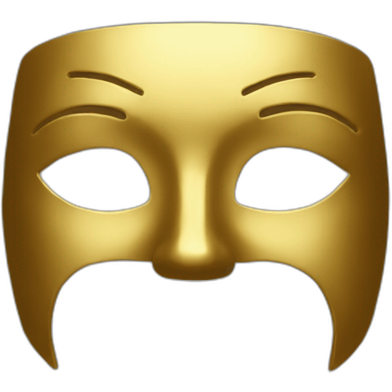 golden mask emoji