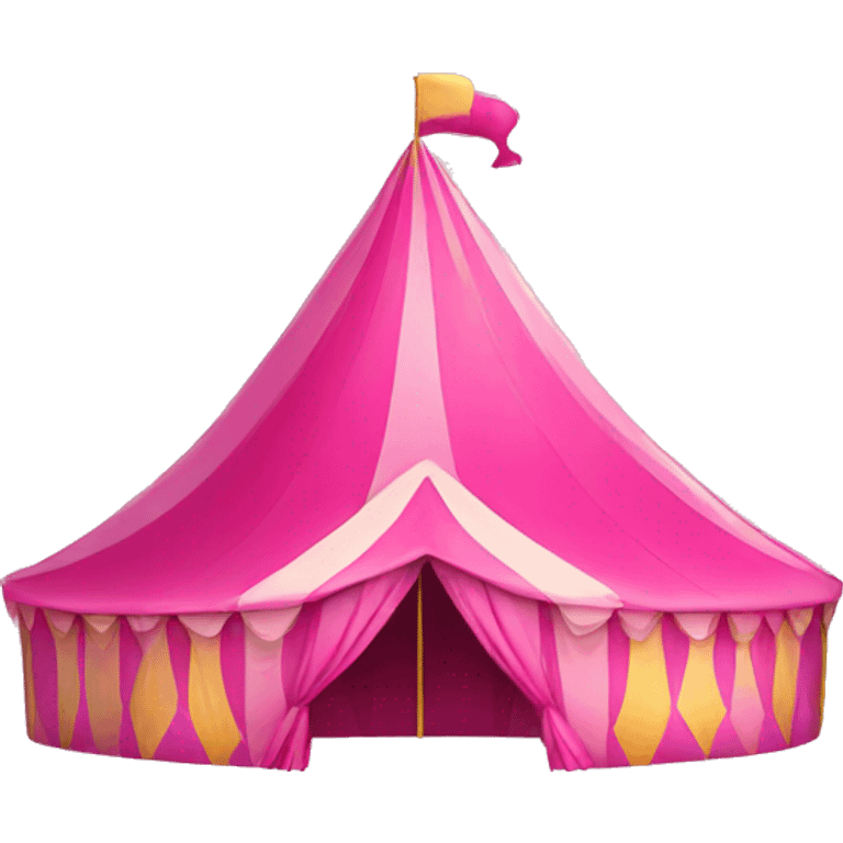 pink carnival tent emoji