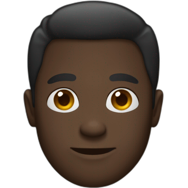 solo blue shirt dark-skinned emoji