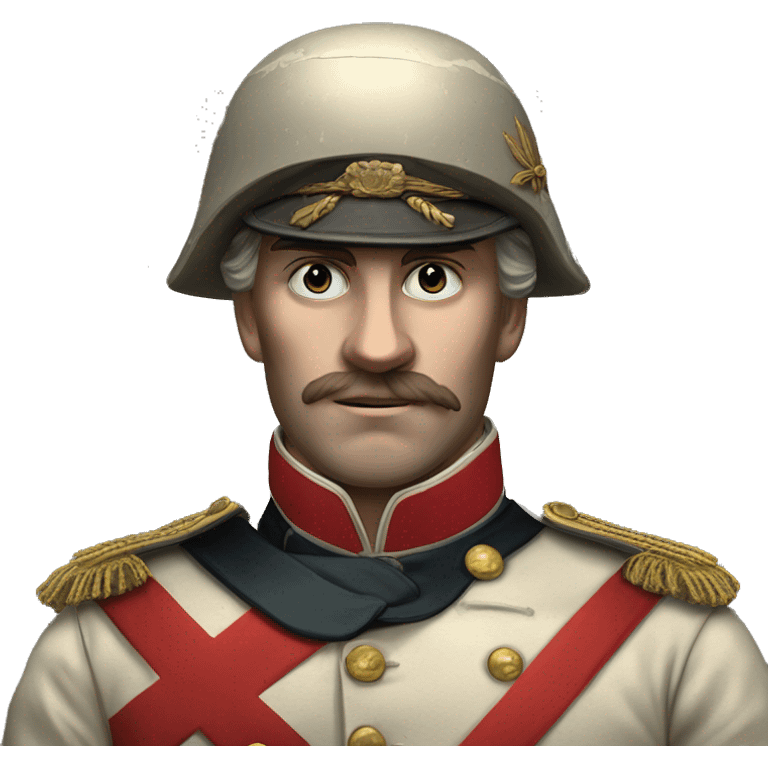 British soldier in full view of the Crimean War emoji