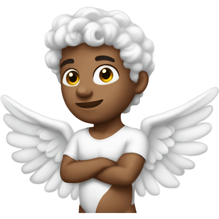 White Cupid emoji