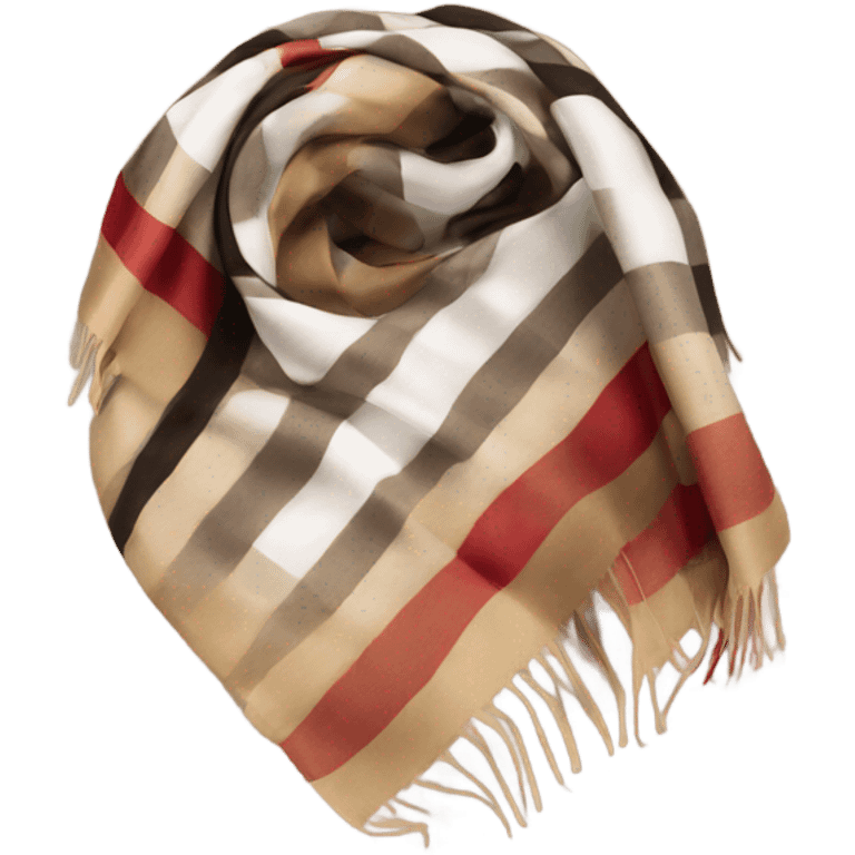 Burberry scarf  emoji